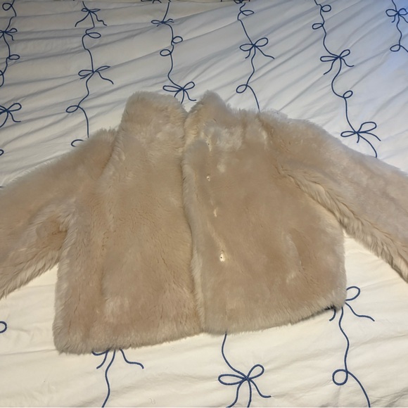 NWT Overland Kylie reversible sheepskin jacket ivory - Picture 6 of 16